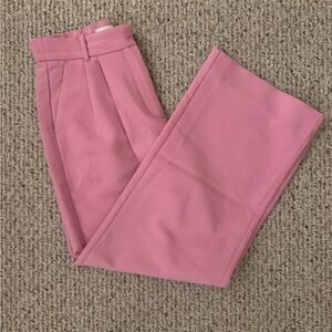 Abercrombie & Fitch Pink Wide-Leg Trousers